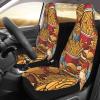 LPLSNWS Lots of Cute Fries Patterned, Durable Car Seat Covers, 2-Pack Suitable for Passenger Cars, Trucks, Commercial Vehicles, and Marine Seats view 3