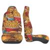 LPLSNWS Lots of Cute Fries Patterned, Durable Car Seat Covers, 2-Pack Suitable for Passenger Cars, Trucks, Commercial Vehicles, and Marine Seats view 4