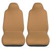 LPLSNWS Solid Color Brown Patterned, Durable Car Seat Covers, 2-Pack Suitable for Passenger Cars, Trucks, Commercial Vehicles, and Marine Seats view 2