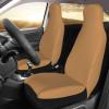 LPLSNWS Solid Color Brown Patterned, Durable Car Seat Covers, 2-Pack Suitable for Passenger Cars, Trucks, Commercial Vehicles, and Marine Seats view 3