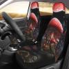 LPLSNWS Red Mushrooms in The Night Sky Patterned, Durable Car Seat Covers, 2-Pack Suitable for Passenger Cars, Trucks, Commercial Vehicles, and Marine Seats view 3