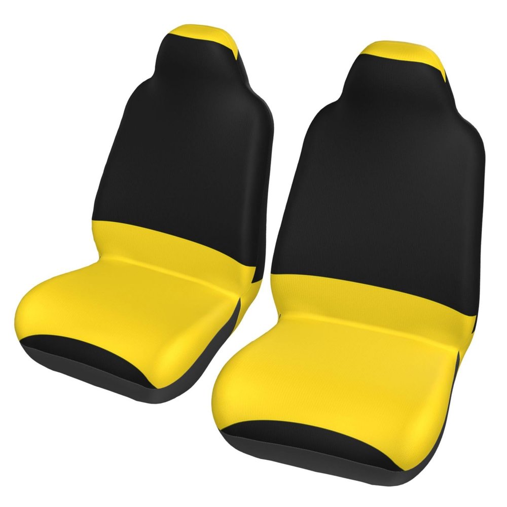 LPLSNWS Baden-Wrttemberg Flag Patterned, Durable Car Seat Covers, 2-Pack Suitable for Passenger Cars, Trucks, Commercial Vehicles, and Marine Seats