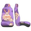 LPLSNWS Wacky Bunny Patterned, Durable Car Seat Covers, 2-Pack Suitable for Passenger Cars, Trucks, Commercial Vehicles, and Marine Seats view 4