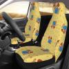 LPLSNWS Adorable Cartoon Dog Patterned, Durable Car Seat Covers, 2-Pack Suitable for Passenger Cars, Trucks, Commercial Vehicles, and Marine Seats view 3