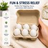 3D Printed Egg Carton Clicker, Egg Carton Keyboard Fidget, Clicker Fidget Toy, Keyboard Fidget Toy, Keyboard Clicker Fidget, 6 Egg Carton, Novelty Office Stress Relief Desk Gadget (Multicolor) view 4