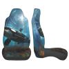 LPLSNWS Huge Killer Whales Patterned, Durable Car Seat Covers, 2-Pack Suitable for Passenger Cars, Trucks, Commercial Vehicles, and Marine Seats view 4