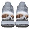 LPLSNWS A Sleeping Dog Patterned, Durable Car Seat Covers, 2-Pack Suitable for Passenger Cars, Trucks, Commercial Vehicles, and Marine Seats view 2