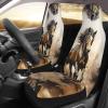 LPLSNWS Western Horse Patterned, Durable Car Seat Covers, 2-Pack Suitable for Passenger Cars, Trucks, Commercial Vehicles, and Marine Seats view 2