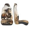 LPLSNWS Western Horse Patterned, Durable Car Seat Covers, 2-Pack Suitable for Passenger Cars, Trucks, Commercial Vehicles, and Marine Seats view 3