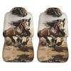 LPLSNWS Western Horse Patterned, Durable Car Seat Covers, 2-Pack Suitable for Passenger Cars, Trucks, Commercial Vehicles, and Marine Seats view 4
