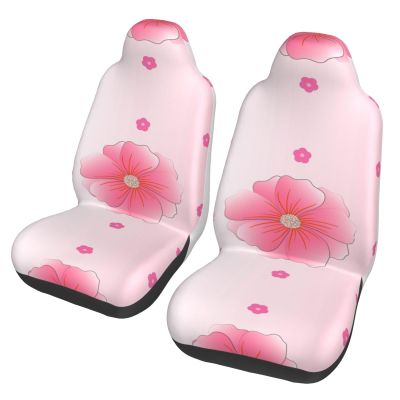 LPLSNWS Blooming Carnations Patterned, Durable Car Seat Covers, 2-Pack Suitable for Passenger Cars, Trucks, Commercial Vehicles, and Marine Seats