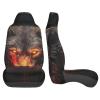 LPLSNWS Angry Red Wolf Patterned, Durable Car Seat Covers, 2-Pack Suitable for Passenger Cars, Trucks, Commercial Vehicles, and Marine Seats view 4