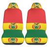 LPLSNWS Flag of Bolivia Patterned, Durable Car Seat Covers, 2-Pack Suitable for Passenger Cars, Trucks, Commercial Vehicles, and Marine Seats view 2