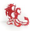 28+ PCS Suzaku 3D Metal Model Kit, Mythical Bird DIY Assembly Puzzle, No Glue Screw Build Mechanical Ornament Desk Collectible for Teens & Adults view 3