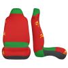 LPLSNWS Flag of Belarus Patterned, Durable Car Seat Covers, 2-Pack Suitable for Passenger Cars, Trucks, Commercial Vehicles, and Marine Seats view 3