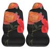 LPLSNWS Bicolor Moonflower Patterned, Durable Car Seat Covers, 2-Pack Suitable for Passenger Cars, Trucks, Commercial Vehicles, and Marine Seats view 2