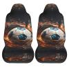 LPLSNWS Firecracker Soccer Patterned, Durable Car Seat Covers, 2-Pack Suitable for Passenger Cars, Trucks, Commercial Vehicles, and Marine Seats view 2