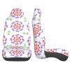 LPLSNWS Rotating Purple Flowers Patterned, Durable Car Seat Covers, 2-Pack Suitable for Passenger Cars, Trucks, Commercial Vehicles, and Marine Seats view 4