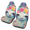 LPLSNWS Colorful Flower Camel Patterned, Durable Car Seat Covers, 2-Pack Suitable for Passenger Cars, Trucks, Commercial Vehicles, and Marine Seats view 1
