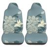 LPLSNWS White Bauhinia Patterned, Durable Car Seat Covers, 2-Pack Suitable for Passenger Cars, Trucks, Commercial Vehicles, and Marine Seats view 2