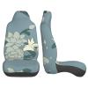 LPLSNWS White Bauhinia Patterned, Durable Car Seat Covers, 2-Pack Suitable for Passenger Cars, Trucks, Commercial Vehicles, and Marine Seats view 4