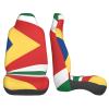 LPLSNWS Flag of Seychelles Patterned, Durable Car Seat Covers, 2-Pack Suitable for Passenger Cars, Trucks, Commercial Vehicles, and Marine Seats view 4