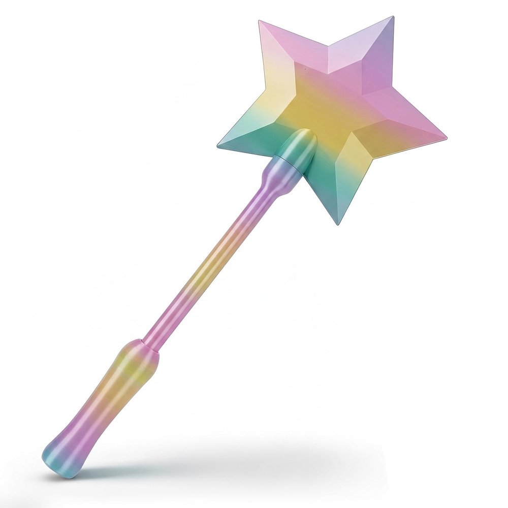 Decumeby 3D Printed Credit Card Wand Tap to Pay, Magic Wand Contactless Payment Card Holder, Creative Gifts for Shopping Enthusiasts and Children (Style 2)