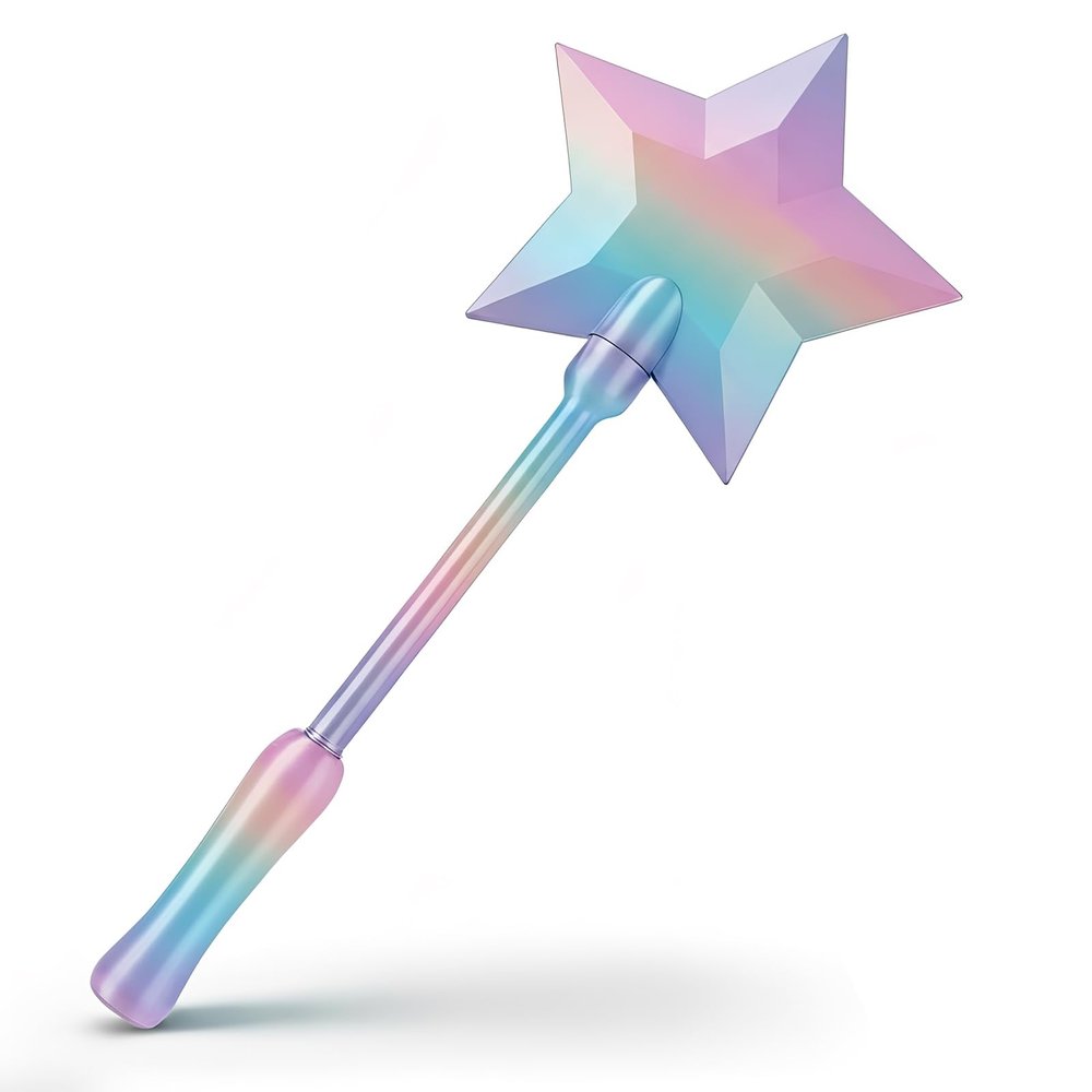 Decumeby 3D Printed Credit Card Wand Tap to Pay, Magic Wand Contactless Payment Card Holder, Creative Gifts for Shopping Enthusiasts and Children (Style 1)