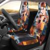 LPLSNWS Colorful Cube Space Patterned, Durable Car Seat Covers, 2-Pack Suitable for Passenger Cars, Trucks, Commercial Vehicles, and Marine Seats view 3