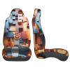 LPLSNWS Colorful Cube Space Patterned, Durable Car Seat Covers, 2-Pack Suitable for Passenger Cars, Trucks, Commercial Vehicles, and Marine Seats view 4