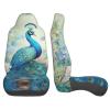 LPLSNWS Jasmine Blue Peacock Patterned, Durable Car Seat Covers, 2-Pack Suitable for Passenger Cars, Trucks, Commercial Vehicles, and Marine Seats view 4