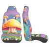 LPLSNWS Fantasy Dream Mushroom Patterned, Durable Car Seat Covers, 2-Pack Suitable for Passenger Cars, Trucks, Commercial Vehicles, and Marine Seats view 4