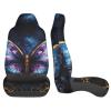 LPLSNWS Fantasy Illustrated Butterfly Patterned, Durable Car Seat Covers, 2-Pack Suitable for Passenger Cars, Trucks, Commercial Vehicles, and Marine Seats view 4