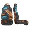LPLSNWS Fishscale Pattern Patterned, Durable Car Seat Covers, 2-Pack Suitable for Passenger Cars, Trucks, Commercial Vehicles, and Marine Seats view 4