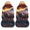 LPLSNWS The Koala Family Patterned, Durable Car Seat Covers, 2-Pack Suitable for Passenger Cars, Trucks, Commercial Vehicles, and Marine Seats view 2