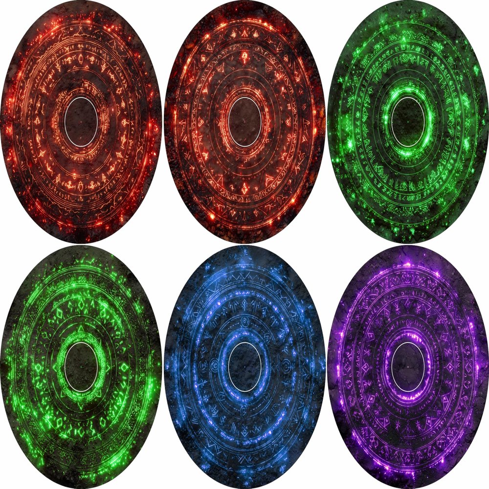 Age of Sigmar Neoprene Objective Markers - Aetheric
