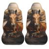 LPLSNWS Running Brown Horse Patterned, Durable Car Seat Covers, 2-Pack Suitable for Passenger Cars, Trucks, Commercial Vehicles, and Marine Seats view 2