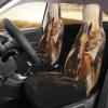 LPLSNWS Running Brown Horse Patterned, Durable Car Seat Covers, 2-Pack Suitable for Passenger Cars, Trucks, Commercial Vehicles, and Marine Seats view 3