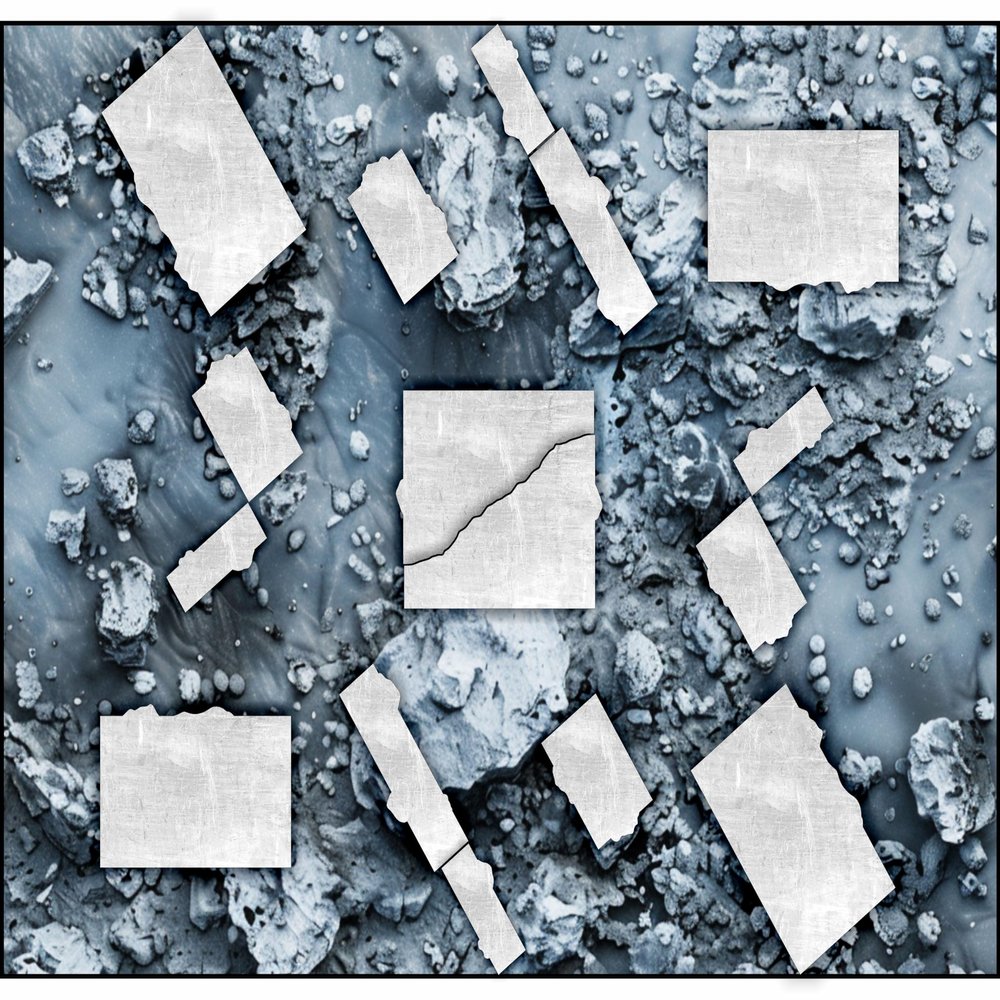 40K 11th Edition Neoprene Terrain Area Footprints Icefall