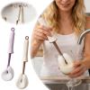2-in-1 Long Handle Bottle Brush, Multifunctional Cleaning Brush with Straw Cleaner Brush, Self-Squeeze Sponge Scrubber for Coffee Mugs Sports Wine Drinkware Home Kitchen Daily Use (B) view 2