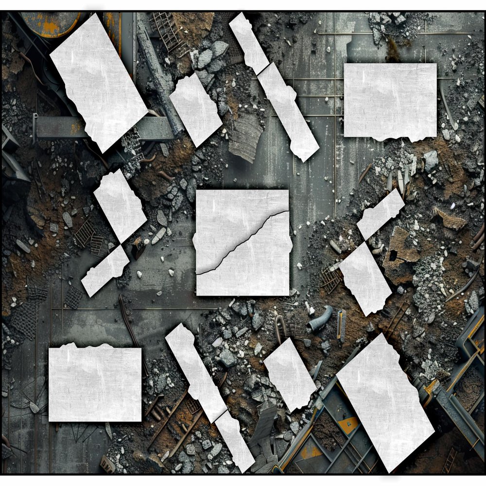 40K 11th Edition Neoprene Terrain Area Footprints Factory