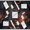 40K 11th Edition Neoprene Terrain Area Footprints Hellscape view 1