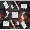 40K 11th Edition Neoprene Terrain Area Footprints Hellscape view 2