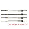 Air Glow Plugs for VW for TOURAN 2.0 for TDI 2005 2006 2007 2008 2009 2010 4X Dual Core Auxiliary Heater Glow Plugs 4.4V N10579802 view 3