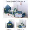 Ball Pit, Ball Pit for Toddlers 3 Piece Blue Starry Sky Kids Play Tent with Crawling Tunnel Play House for Indoor and Outdoor Children Activities view 2