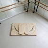 predolo Ballet Turnout Board Handmade Leg Turnout Wooden Construction Ballet Rotation Disc for Dancers, Home Gym view 4
