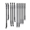 Adjustable Pull Rod For Axial For SCX10 II 90046 1/10 10Pcs Aluminum For Chassis Links And Plastics Rod End RC Crawler Car Parts And Accessories Replacement Use view 1