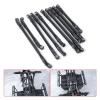 Adjustable Pull Rod For Axial For SCX10 II 90046 1/10 10Pcs Aluminum For Chassis Links And Plastics Rod End RC Crawler Car Parts And Accessories Replacement Use view 4