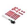 RC Modifications Spare For MN D90 D91 D96 For MN98 99S 1/12 Metal Modified Connecting Rod Connecting Rod Bracket Remote Control Crawler Vehicle Upgrade Accessories(Red) view 2