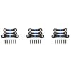 Adjustable Pull Rod For TT-02 TT-02T TT02T 1/10 9Pcs Steering Link Rod Servo Rod Blue RC Car Tracked Vehicle Parts And Accessories Upgrade Replacement And Use view 1